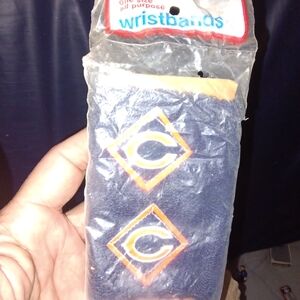 Vintage 70s 80s NFL Chicago Bears Wristbands New In Opened Package